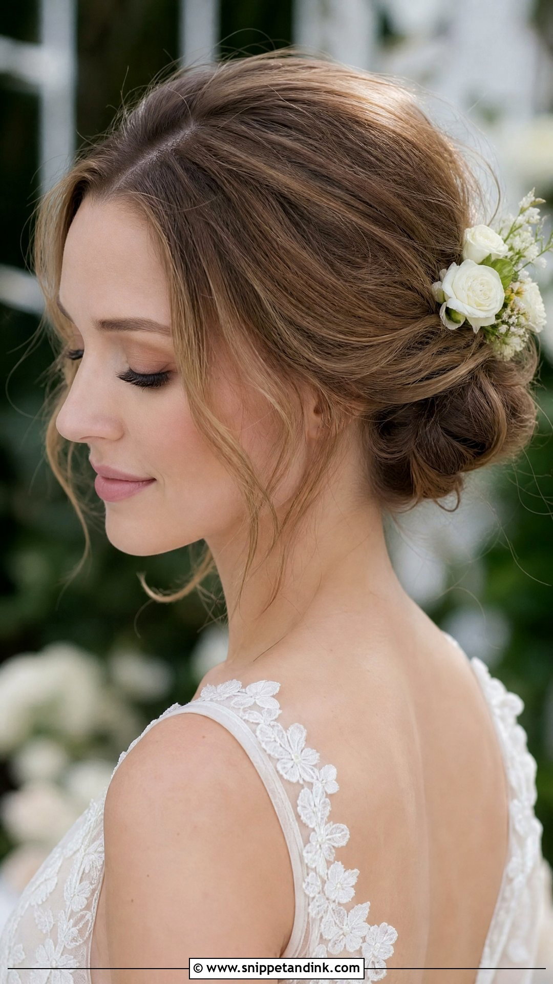 Gibson Tuck Wedding Hairstyle - Snippet and Ink - 20 Retro Wedding Hair Ideas