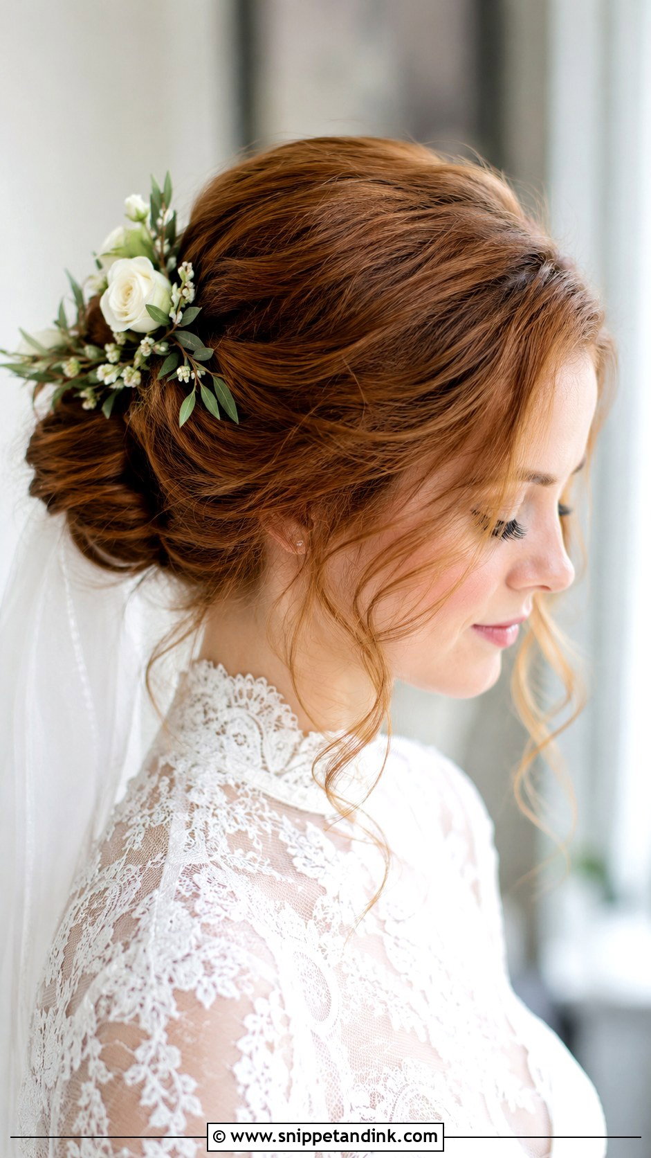 Gibson Tuck Wedding Hairstyle - Snippet and Ink - 25 Vintage Wedding Hairstyles