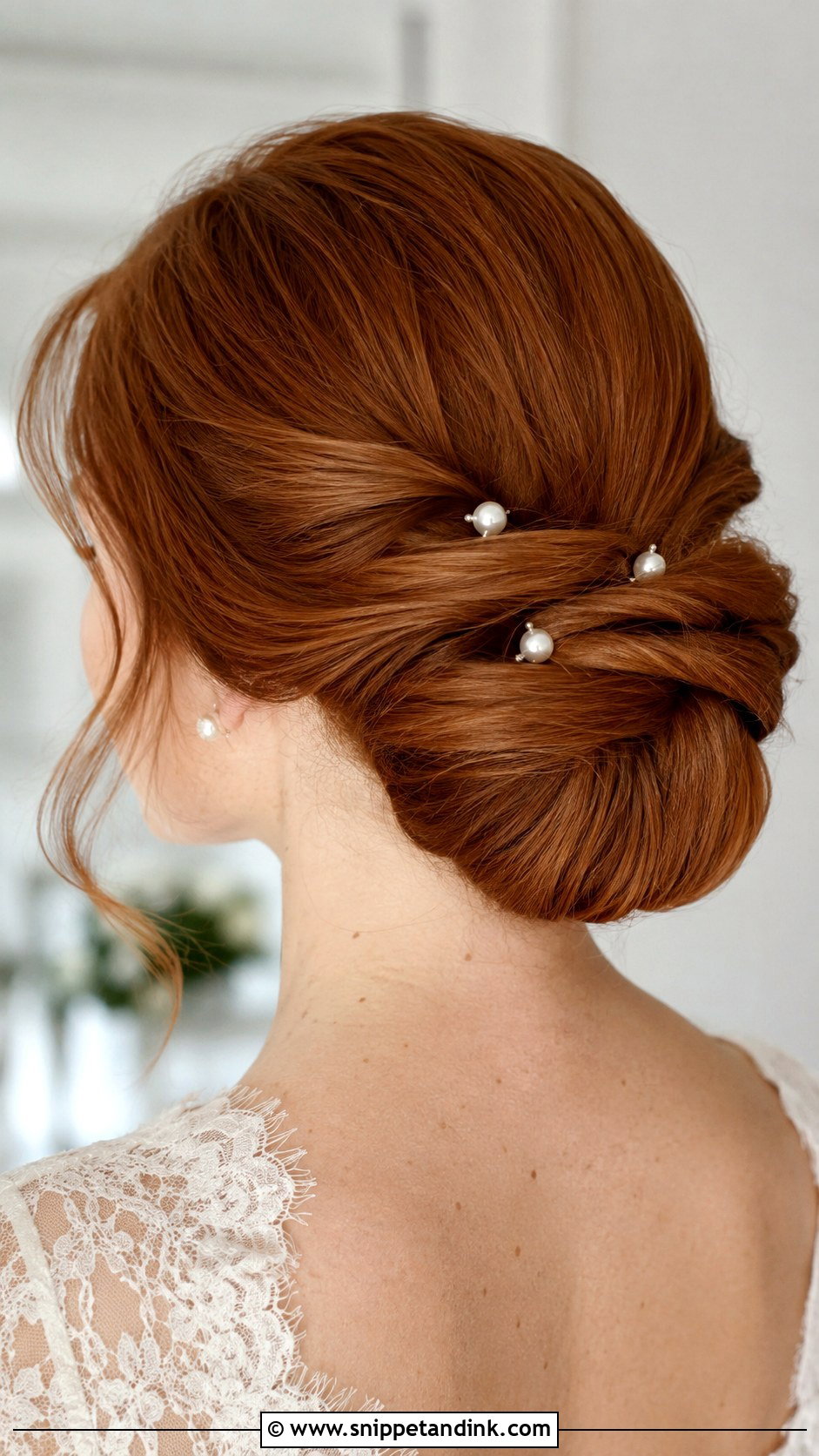 Gibson Tuck Wedding Hairstyle - Snippet and Ink - 35 Hairstyle for Wedding Ideas