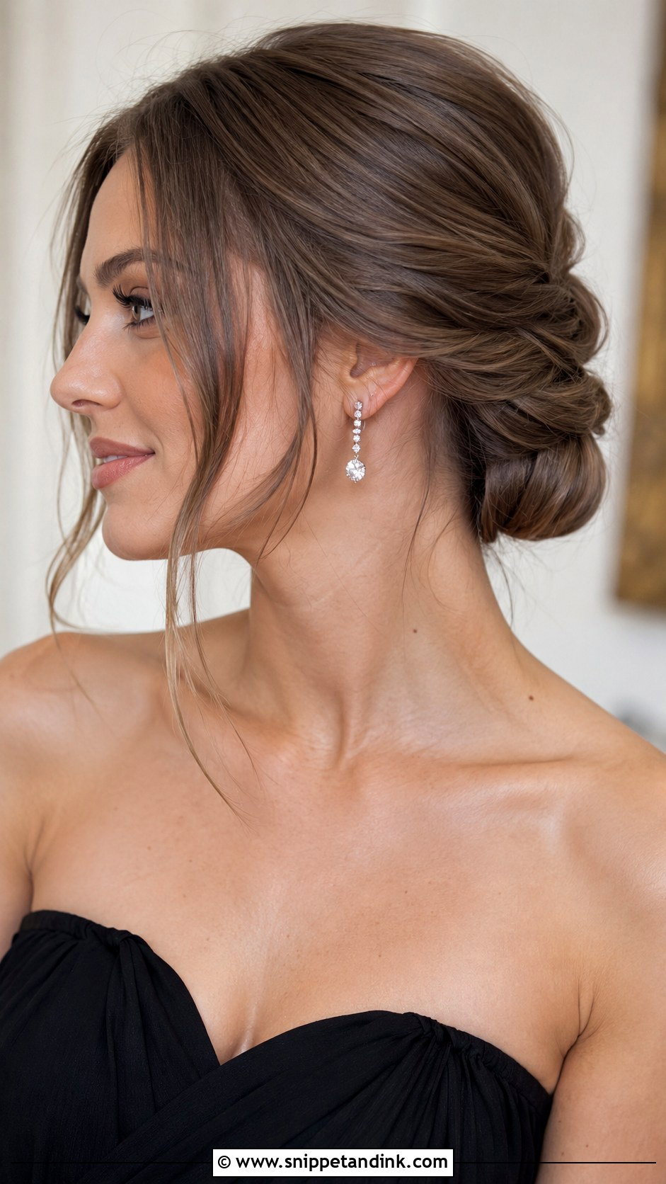 Gigi Hadid Twisted Low Chignon - Snippet and Ink - 20 Gigi Hadid Wedding Guest Hairstyle Ideas