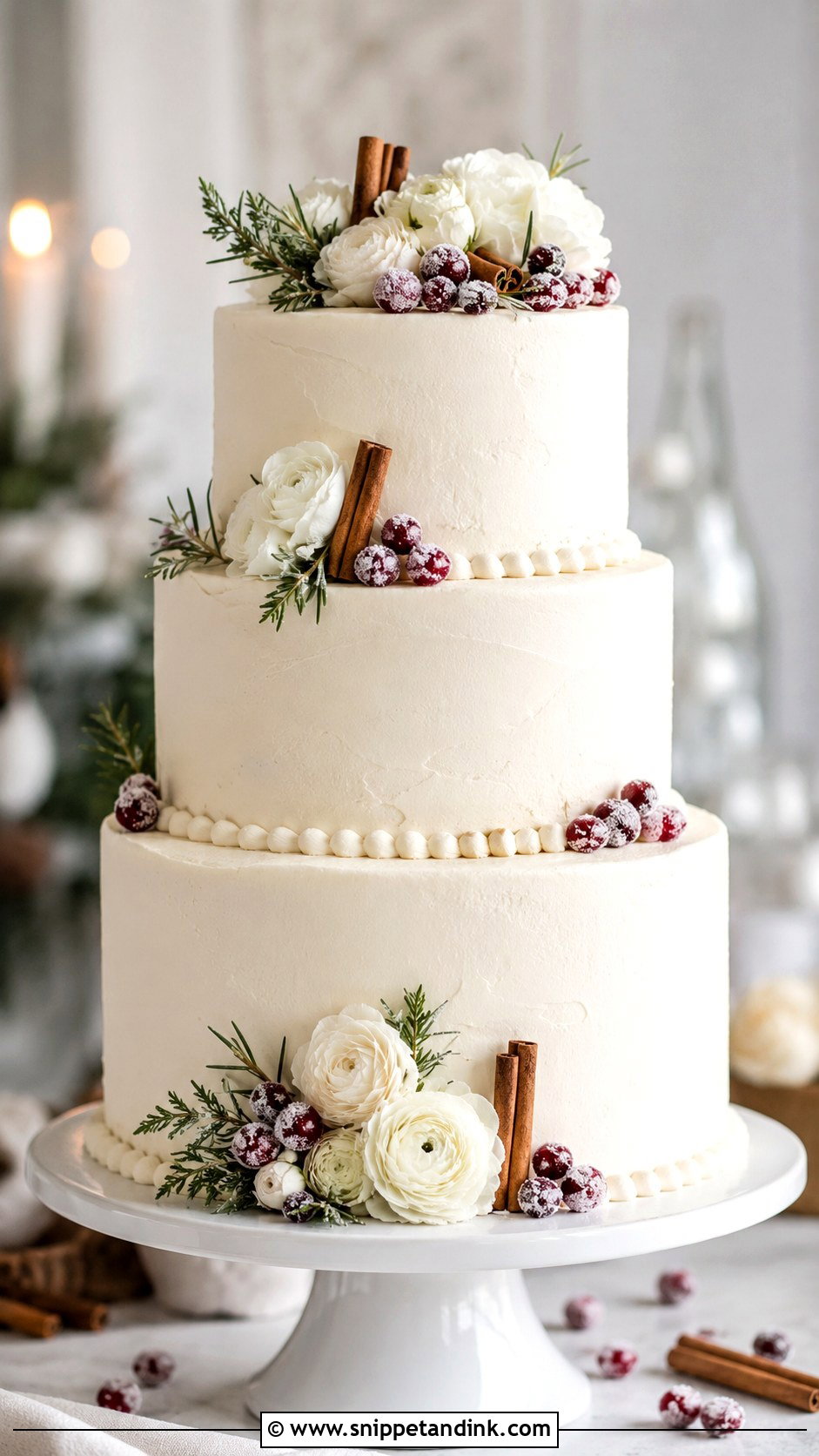 Gingerbread Wedding Cake With Cream Cheese Frosting - Snippet and Ink - 20 Gingerbread Wedding Cake Ideas
