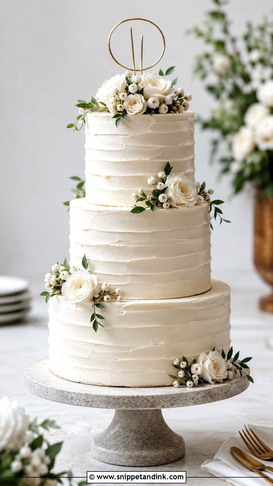 Gingerbread Wedding Cake With Creamy Buttercream Texture - Snippet and Ink - 20 Gingerbread Wedding Cake Ideas