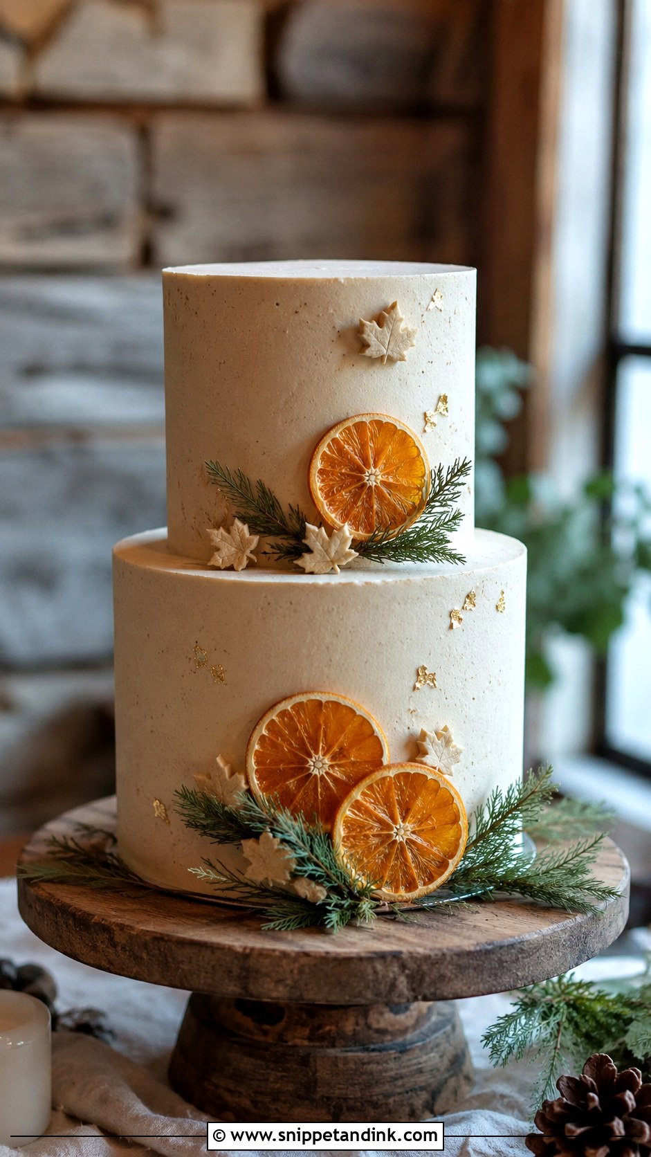 Gingerbread Wedding Cake With Maple Buttercream - Snippet and Ink - 20 Gingerbread Wedding Cake Ideas