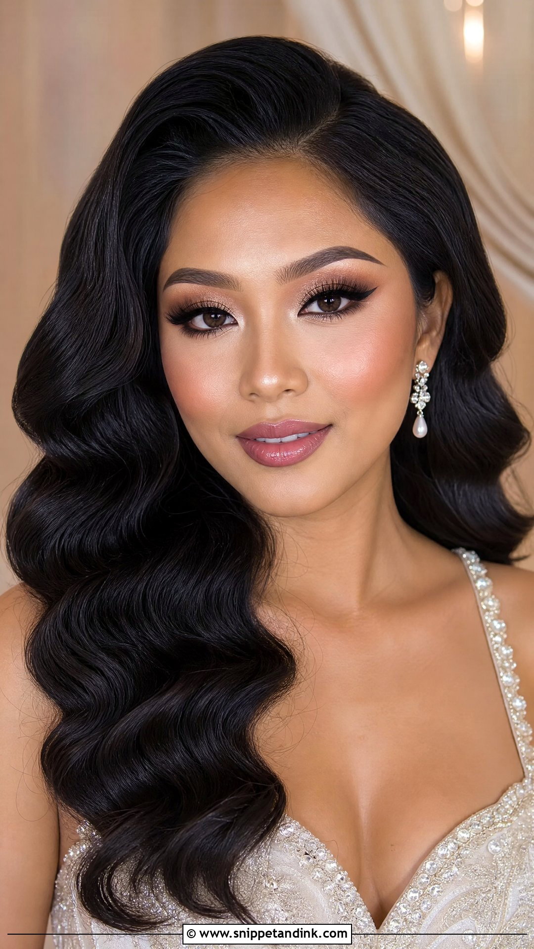 Glam Asian Bridal Makeup - Snippet and Ink - 25 Wedding Makeup for Asian Brides