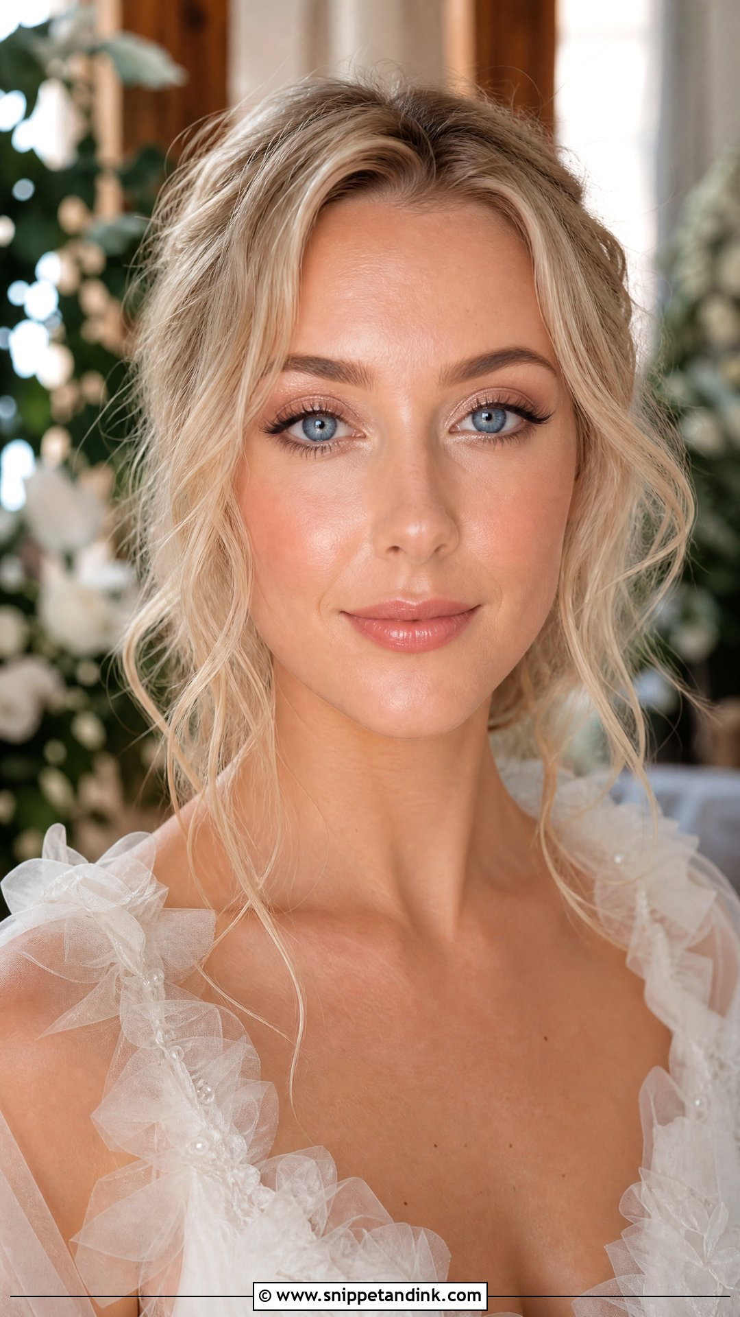 Glam Wedding Makeup For Blue Eyes - Snippet and Ink - 30 Glam Wedding Makeup Ideas