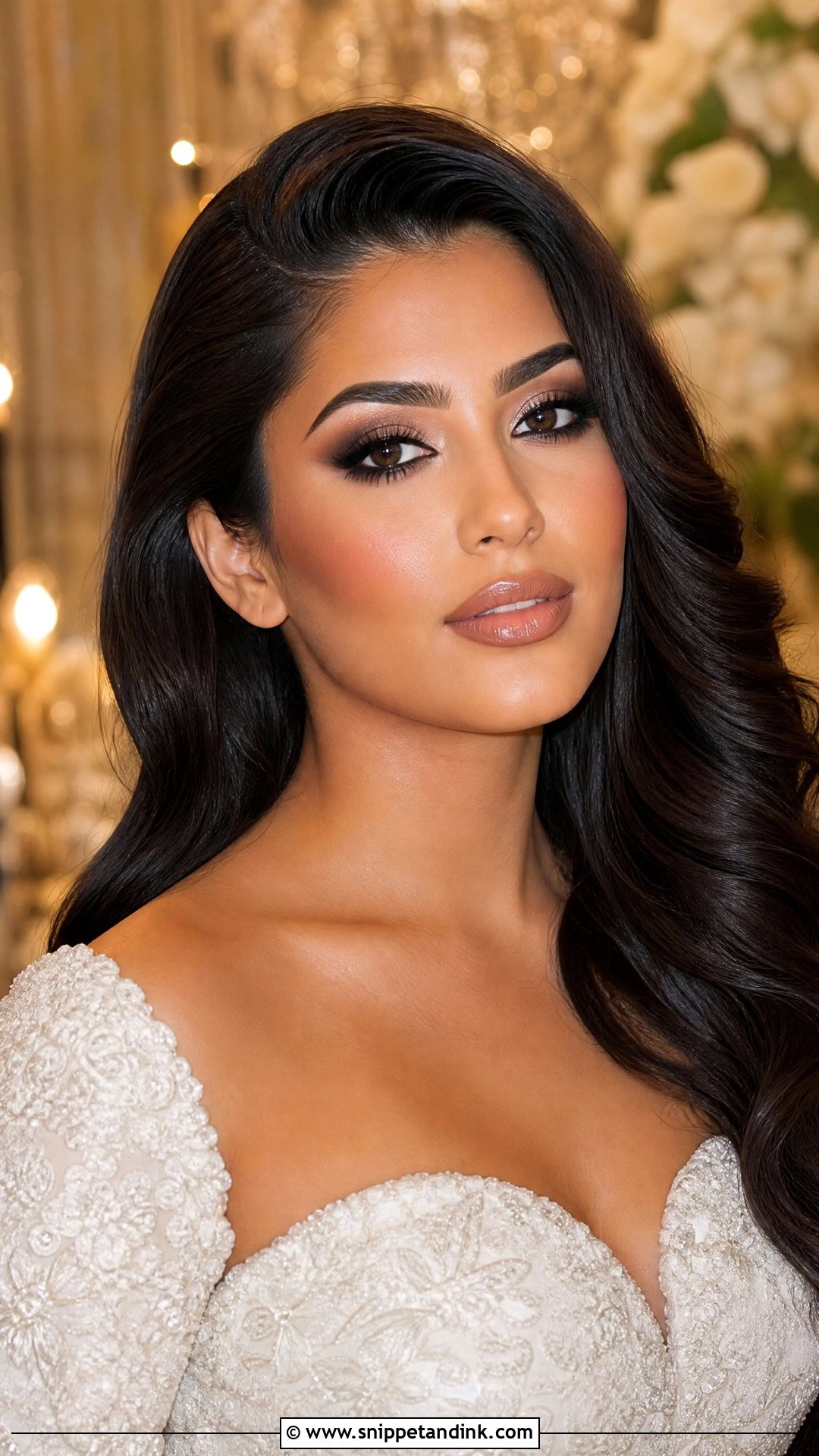 Glam Wedding Smokey Eye - Snippet and Ink - 20 Wedding Smokey Eye Ideas