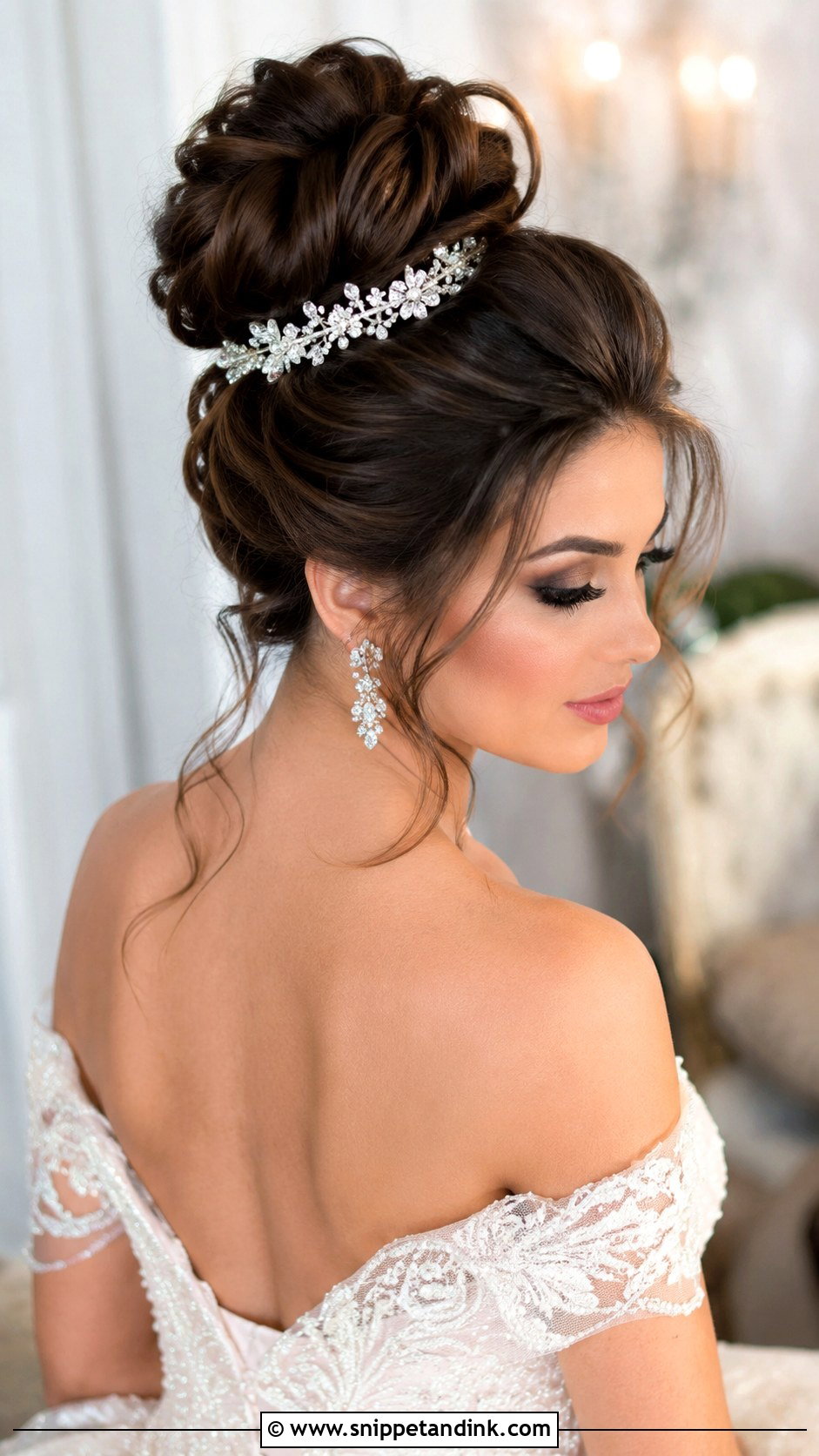Glamorous Volume Bun - Snippet and Ink - 30 Bridal Hair Buns