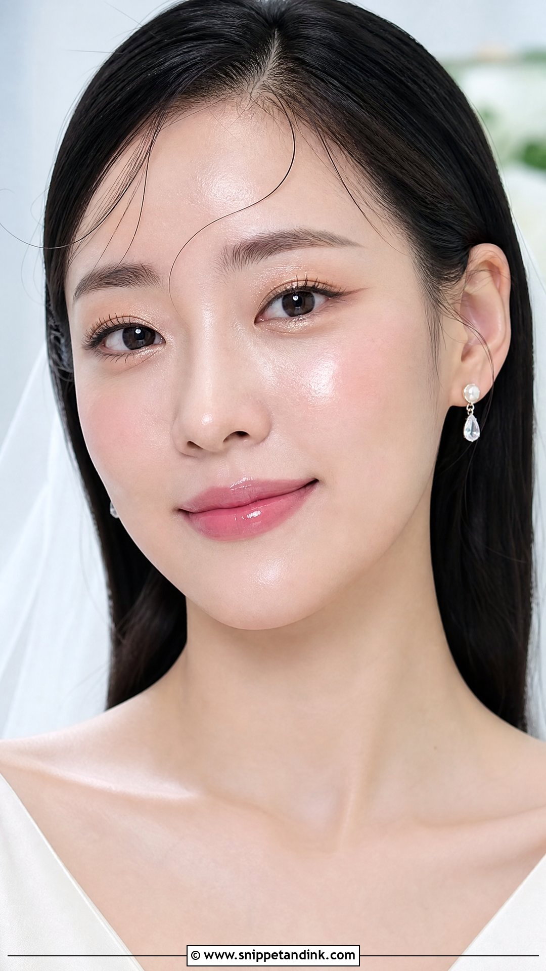 Glass Skin Asian Bridal Makeup - Snippet and Ink - 25 Bridal Makeup Asian Brides