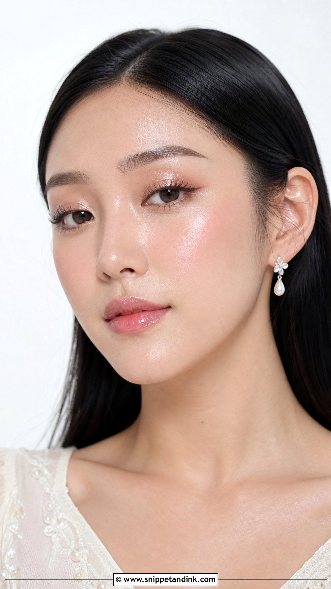 Glass Skin Wedding Makeup - Snippet and Ink - 35 Wedding Makeup Ideas