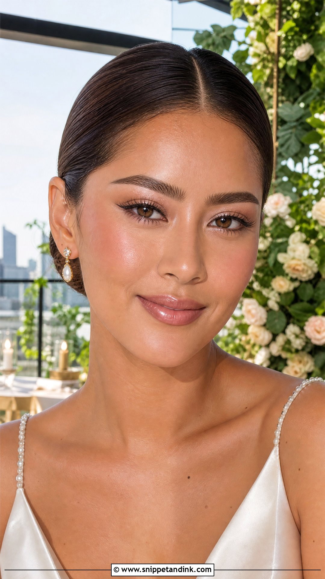 Glass Skin Wedding Makeup - Snippet and Ink - 20 Wedding Makeup 2025 Trends
