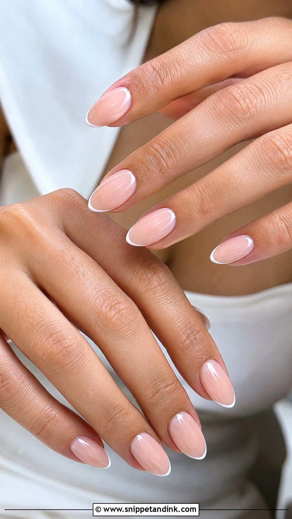 Glazed Almond Wedding Guest Nails - Snippet and Ink - 20 Almond Wedding Guest Nails Ideas