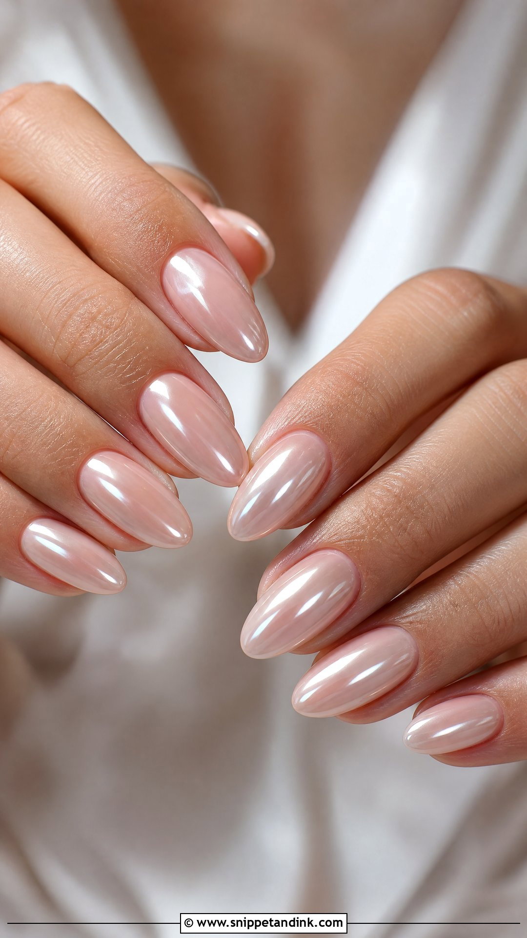 Glazed Chrome Wedding Nails - Snippet and Ink - 25 Nail Designs for Wedding