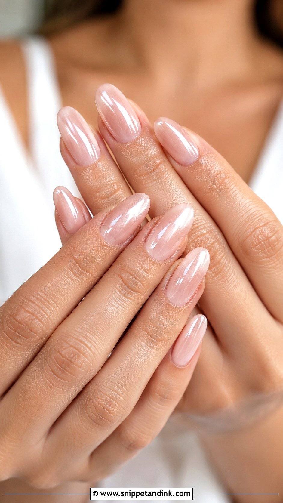 Glazed Donut Almond Wedding Nails - Snippet and Ink - 20 Almond Shape Wedding Nails