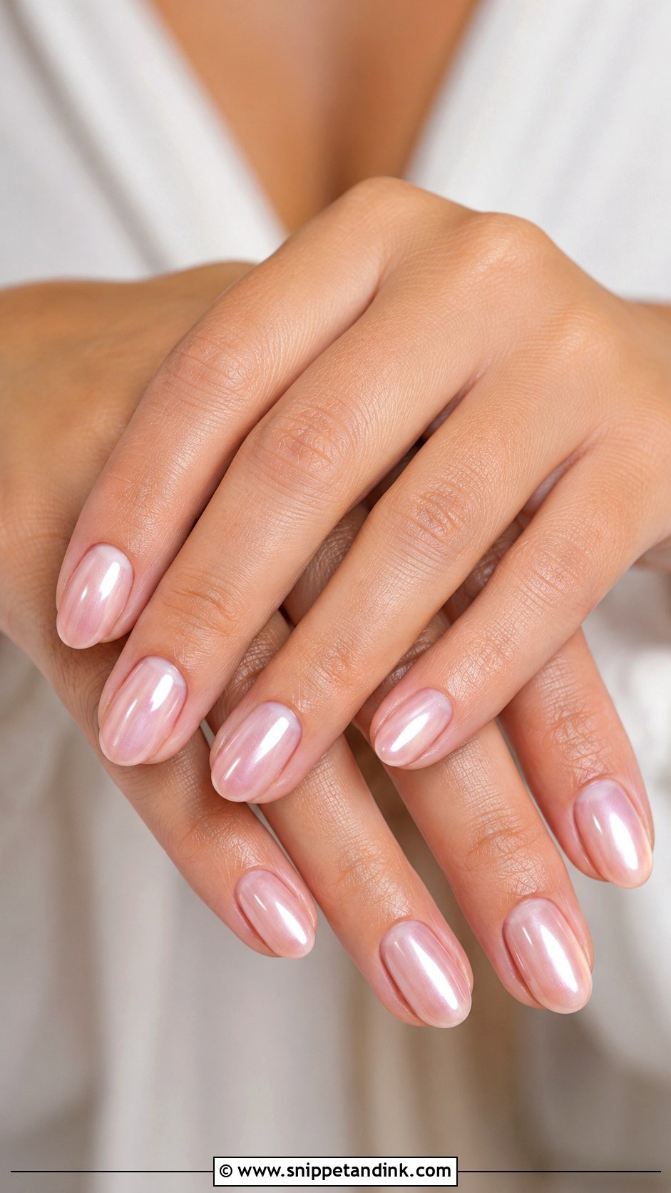 Glazed Donut Bridal Nails - Snippet and Ink - 20 Bridal Nail Design Ideas