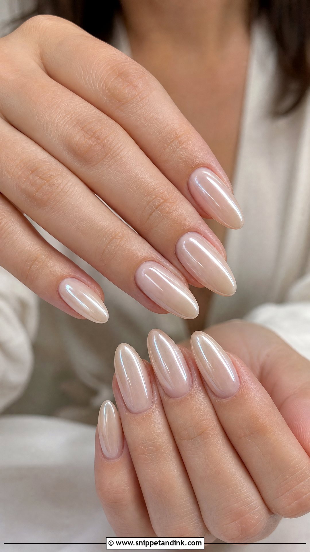 Glazed Donut Bridal Nails - Snippet and Ink - 35 Classy Bridal Wedding Nails for Bride