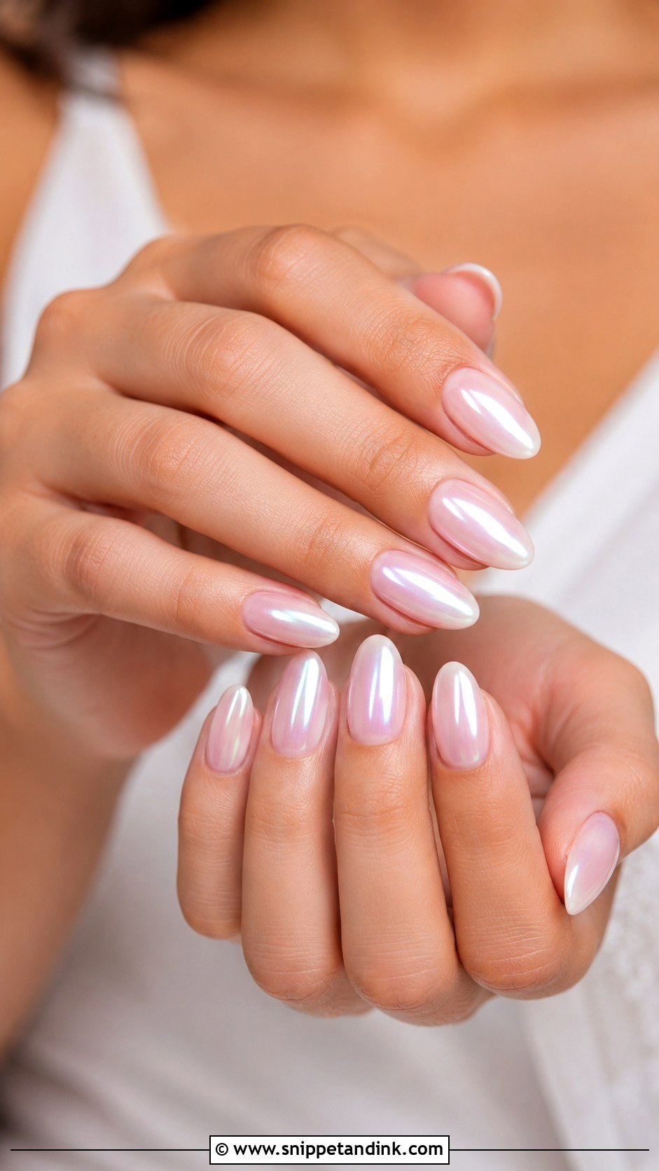 Glazed Donut Bridal Nails - Snippet and Ink - 20 Cute Bridal Nails