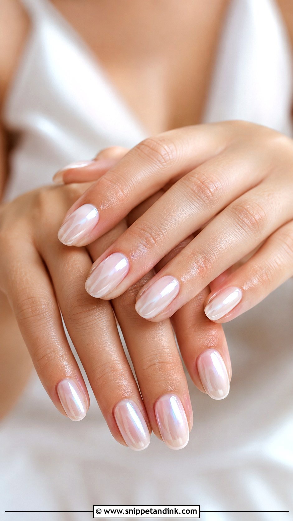 Glazed Donut Bridal Nails - Snippet and Ink - 20 Elegant Bridal Nail Designs Brides