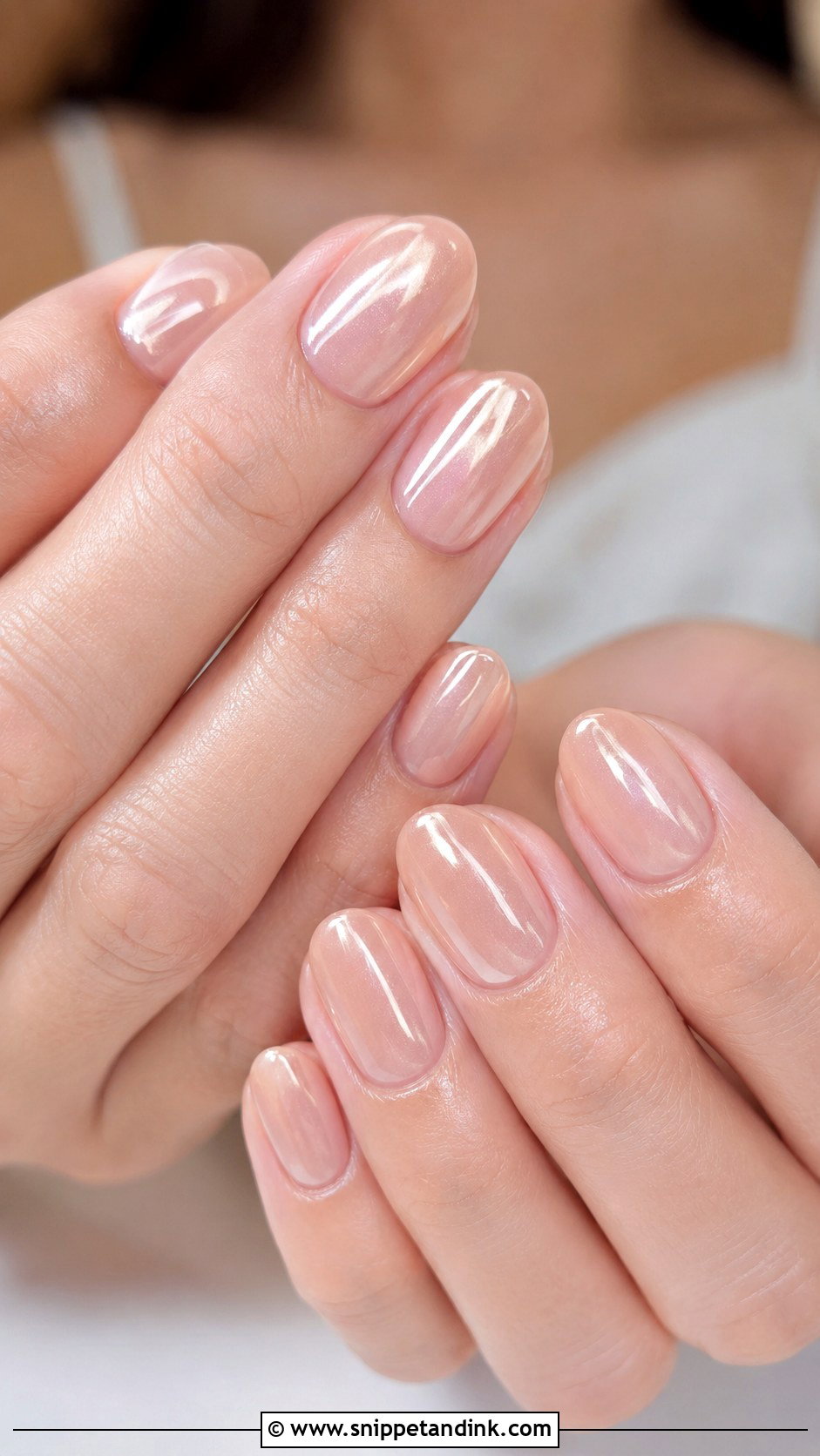 Glazed Donut Bridal Nails - Snippet and Ink - 20 Elegant Bridal Wedding Nails for Bride