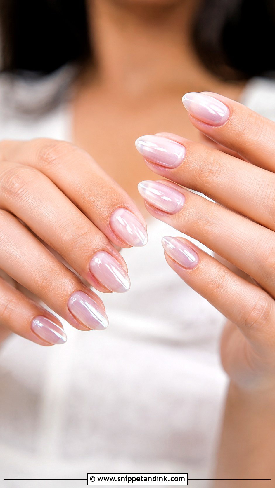 Glazed Donut Bridal Nails - Snippet and Ink - 20 Bridal Manicure Wedding Nails Ideas