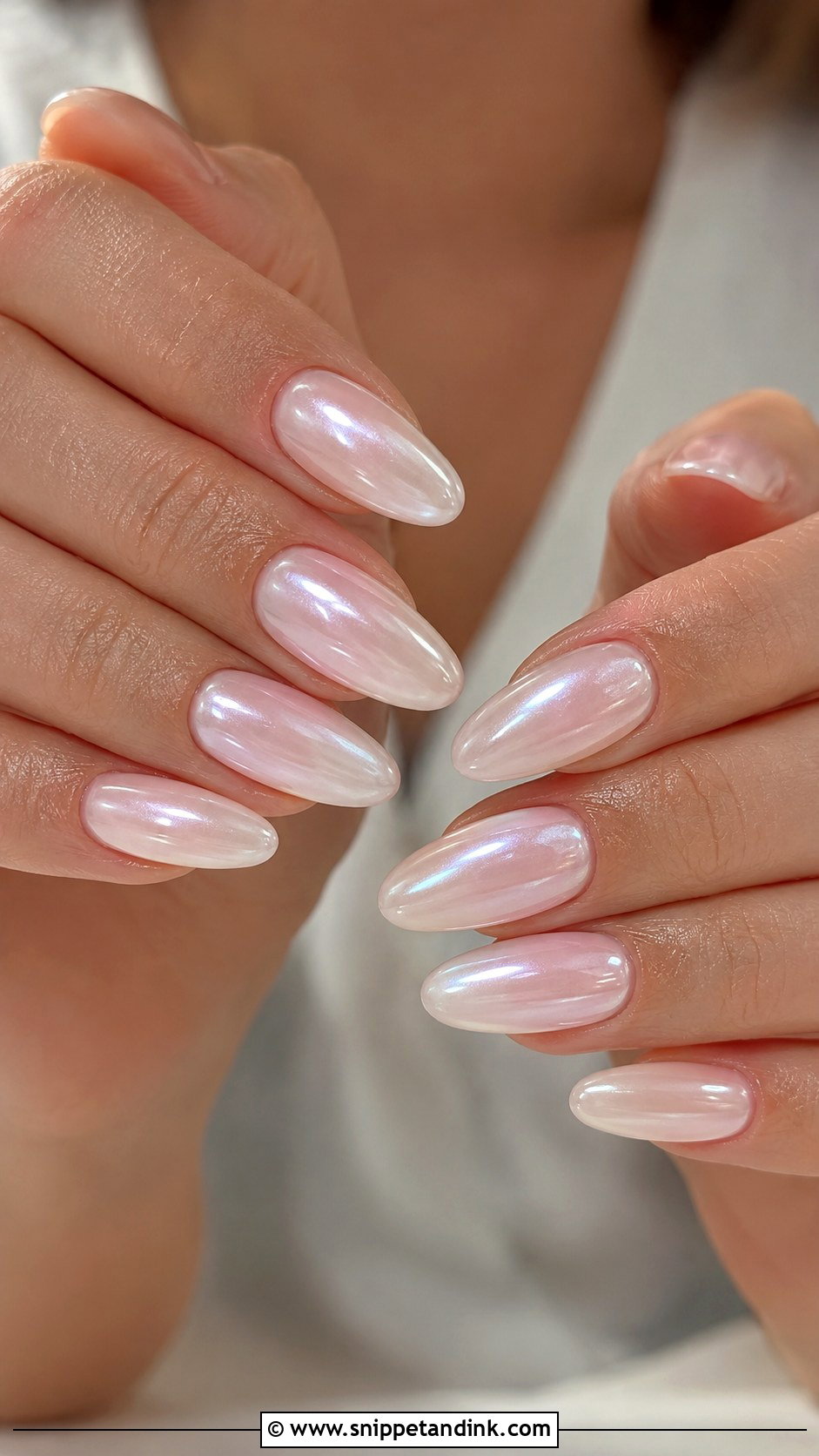 Glazed Donut Wedding Manicure - Snippet and Ink - 20 Wedding Manicure for Bride Ideas