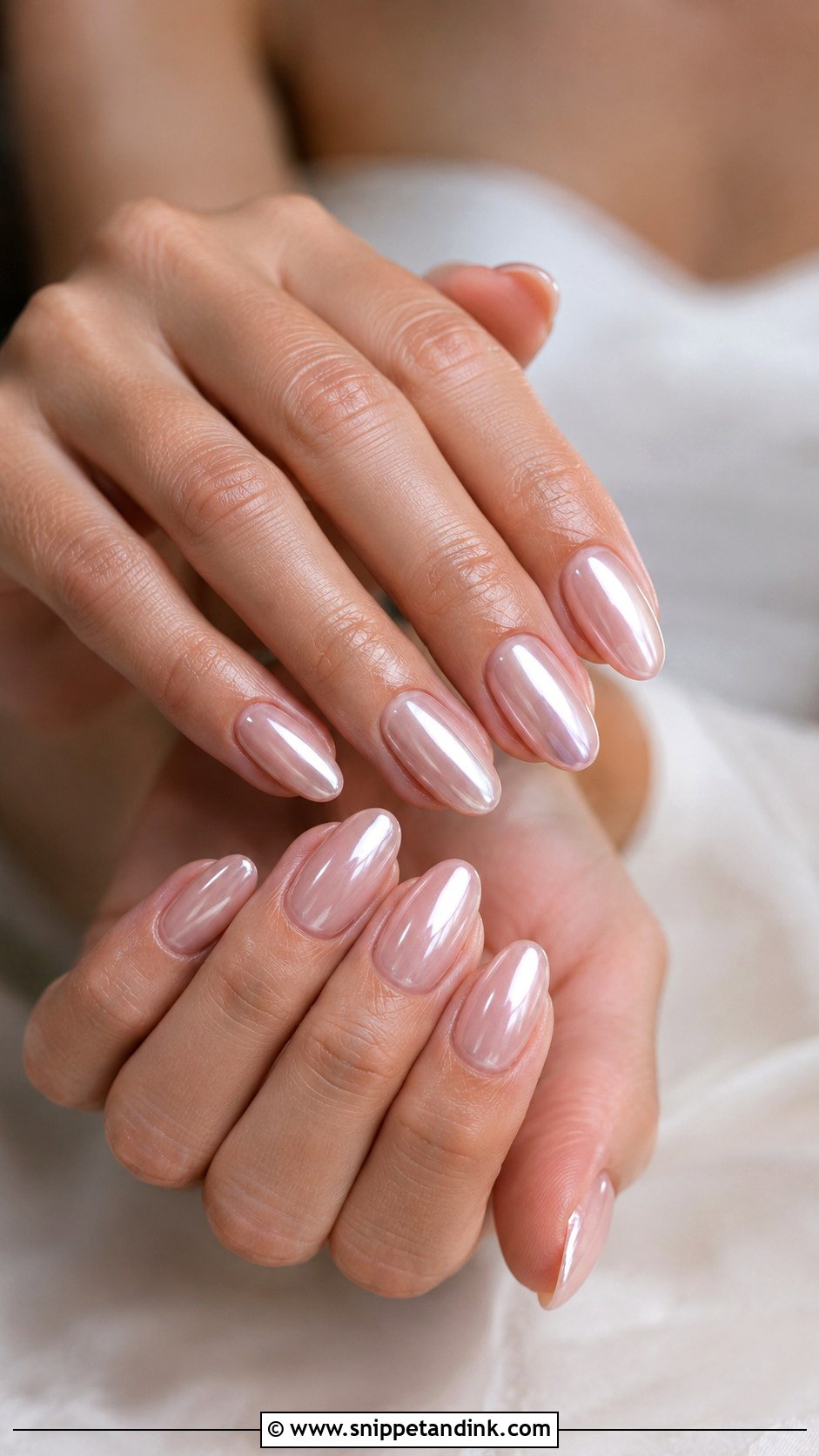 Glazed Donut Wedding Nails - Snippet and Ink - 20 Neutral Wedding Nails for Bride