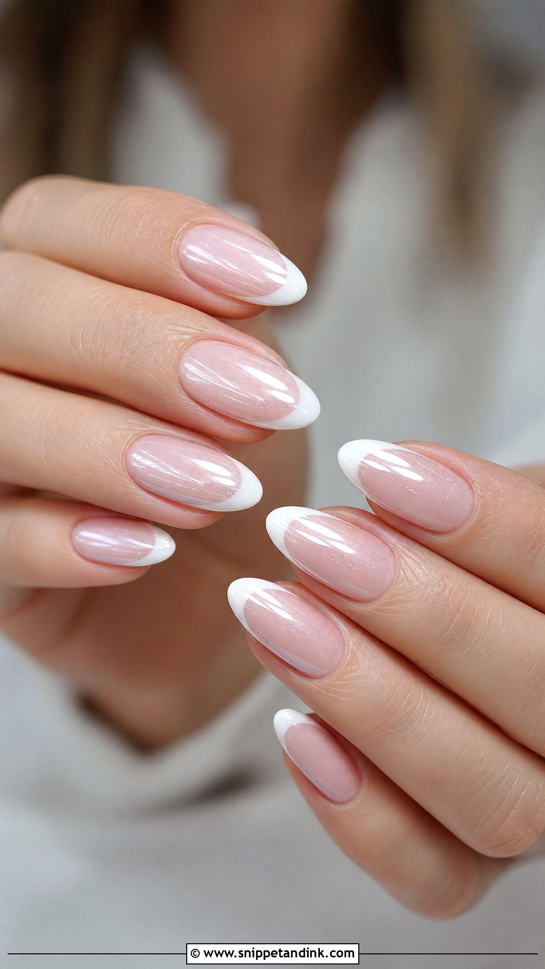 Glazed French Bridal Nails - Snippet and Ink - 25 French Bridal Nails
