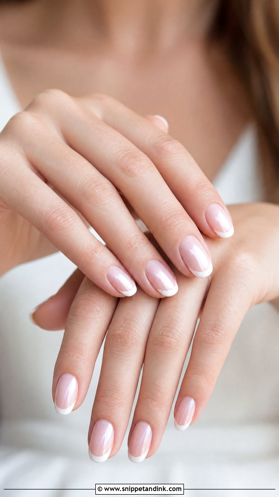 Glazed French Bride Wedding Nails - Snippet and Ink - 25 Elegant French Bride Wedding Nails