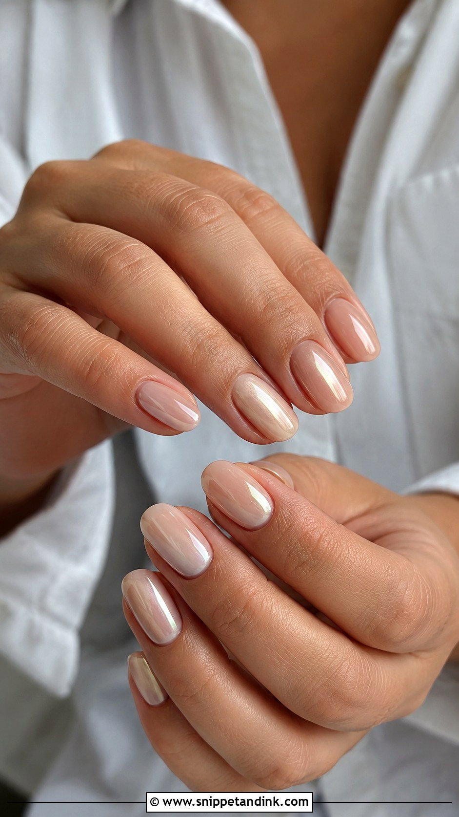 Glazed Nude Honeymoon Nails - Snippet and Ink - 20 Honey Moon Nails
