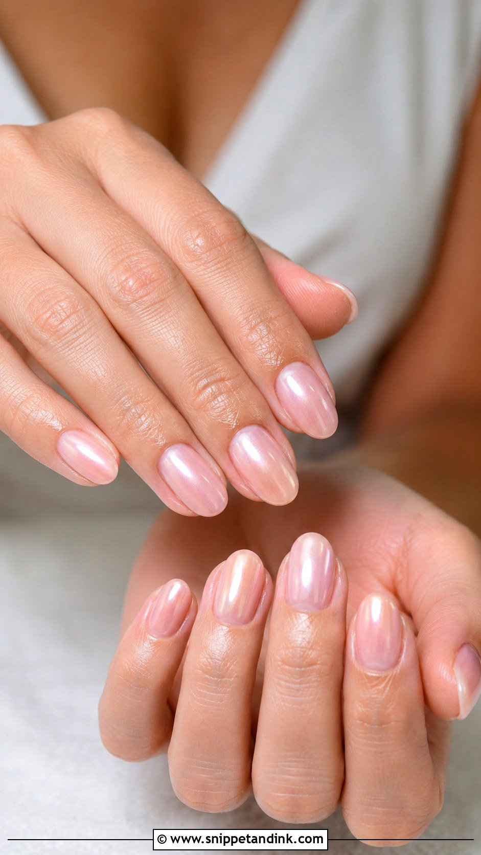 Glazed Pink Acrylic Bridesmaid Nails - Snippet and Ink - 20 Acrylic Bridesmaid Wedding Nails