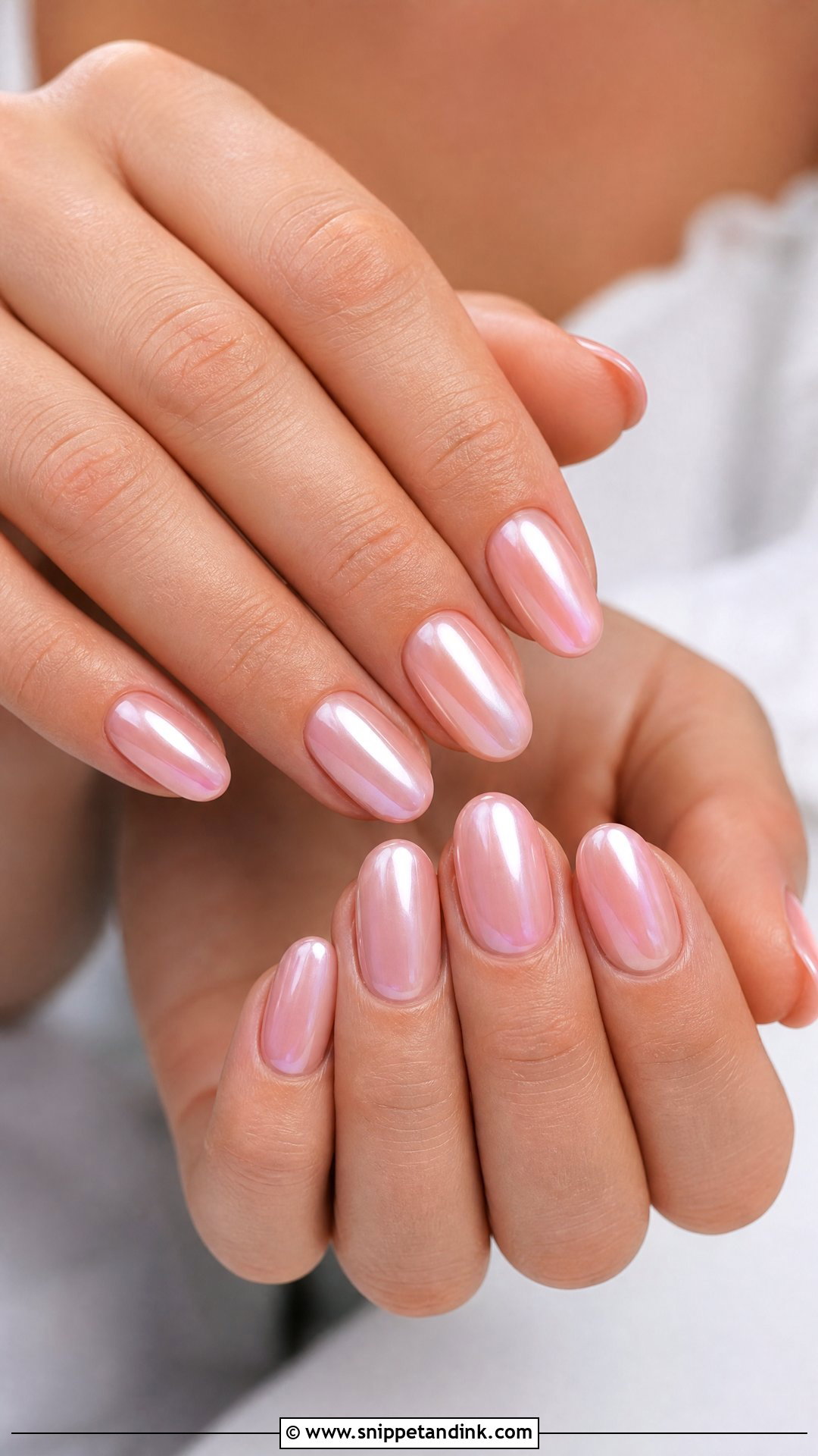 Glazed Pink Bridesmaid Nails - Snippet and Ink - 25 Bridesmaid Wedding Nails Design