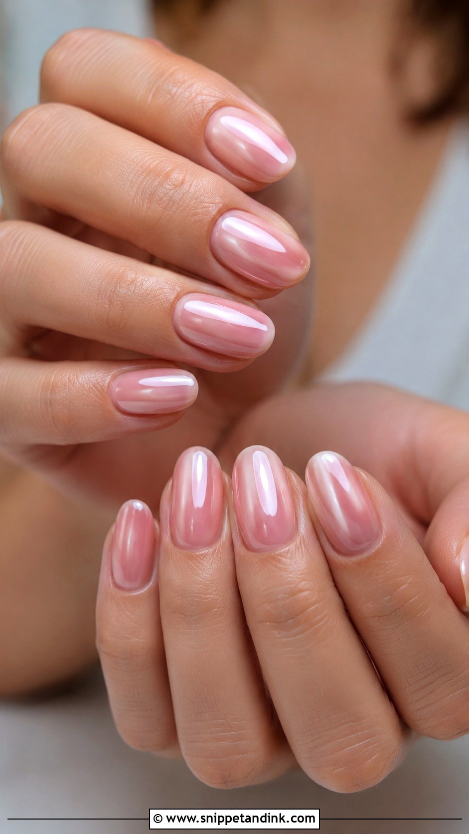 Glazed Pink Bridesmaid Nails - Snippet and Ink - 20 Bridesmaid Wedding Nails