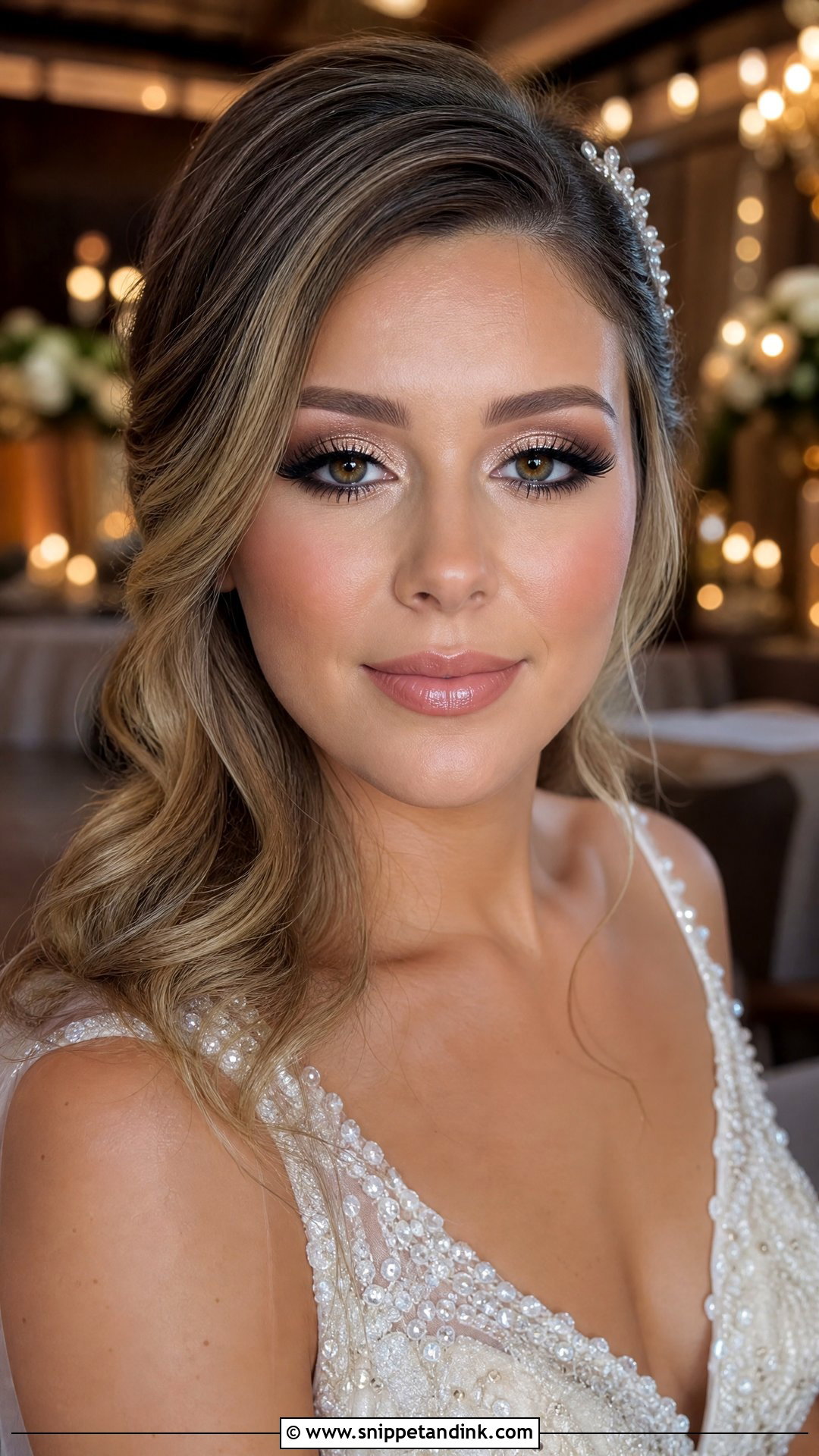Glitter Glam Bridal Makeup - Snippet and Ink - 25 Glam Bridal Makeup Ideas