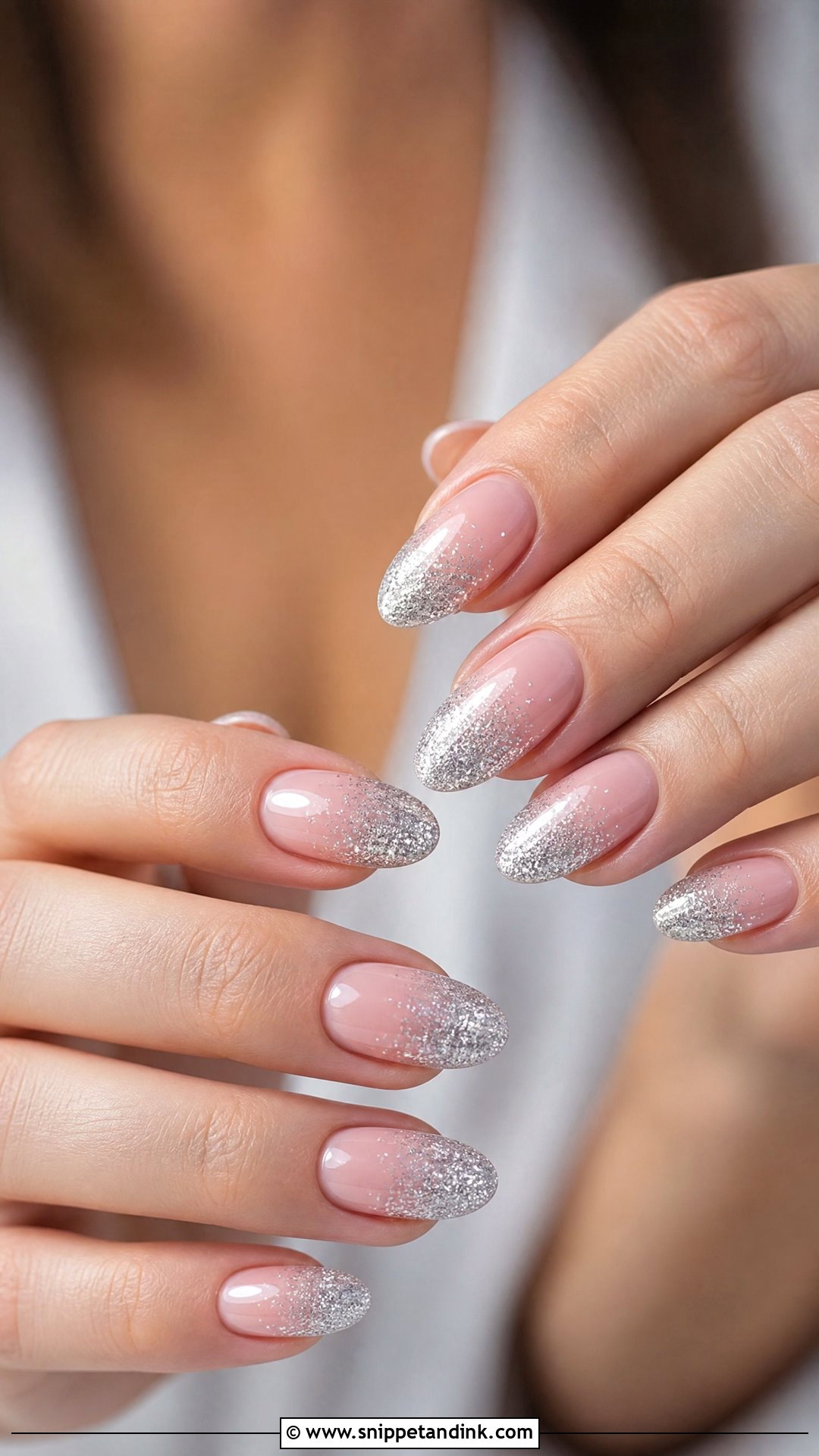 Glitter Ombre Acrylic Wedding Nails - Snippet and Ink - 25 Acrylic Wedding Nails for Bride