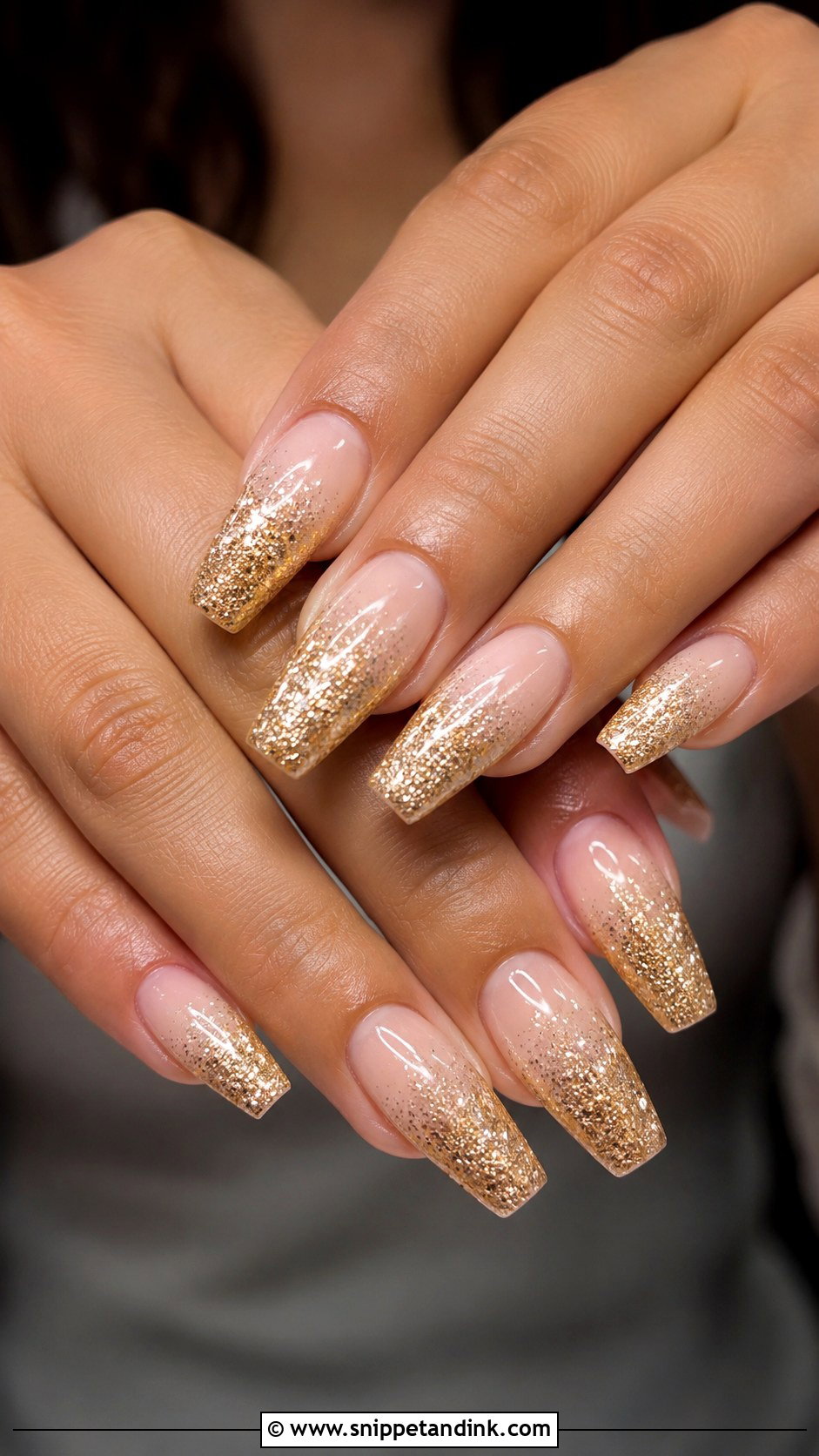 Glitter Ombre Indian Wedding Nails - Snippet and Ink - 30 Indian Wedding Nails