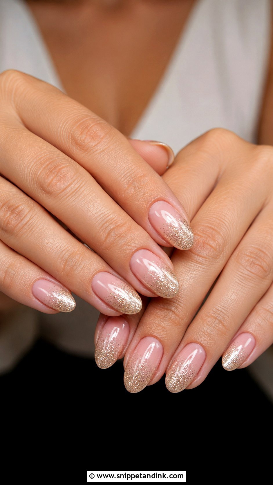 Glitter Ombre Wedding Guest Nails - Snippet and Ink - 20 Classy Wedding Guest Nails