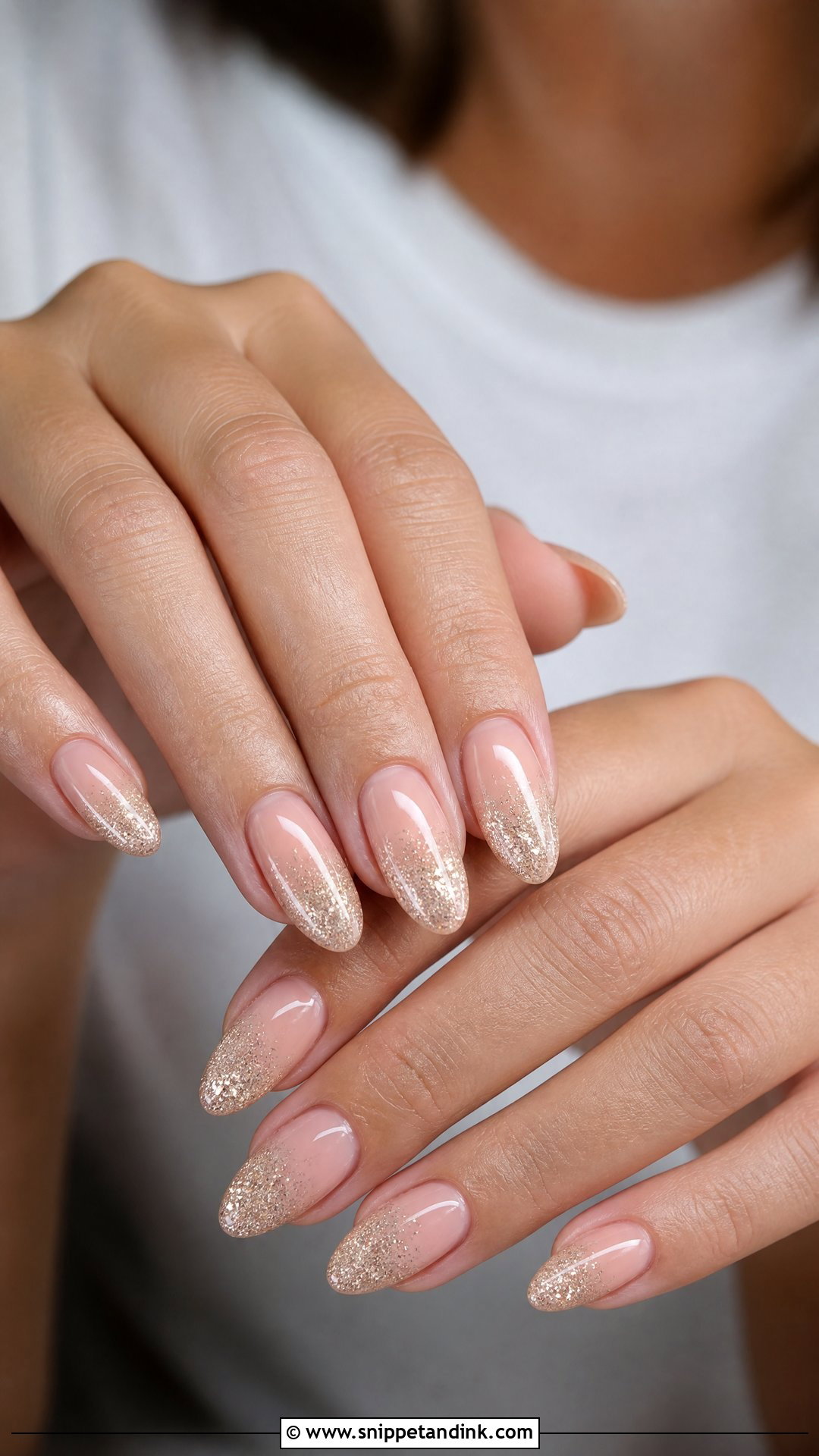 Glitter Ombre Wedding Nail Extensions - Snippet and Ink - 25 Nail Extension Designs for Wedding