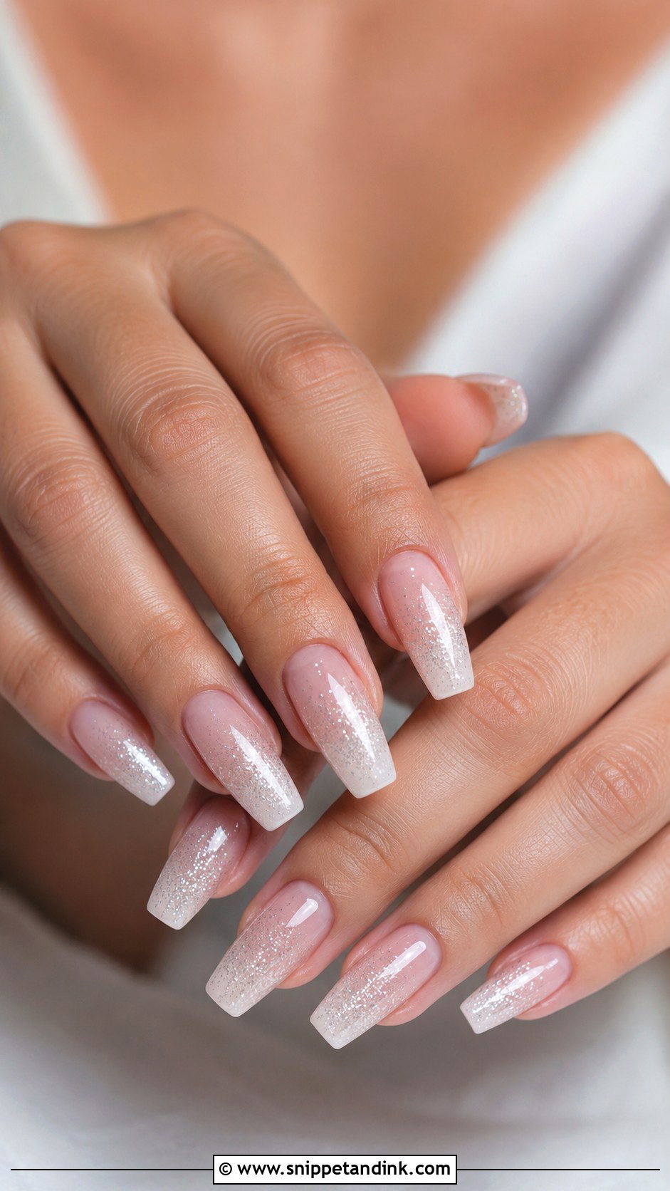 Glitter Ombre Wedding Nails - Snippet and Ink - 20 Ombre Wedding Nails Brides
