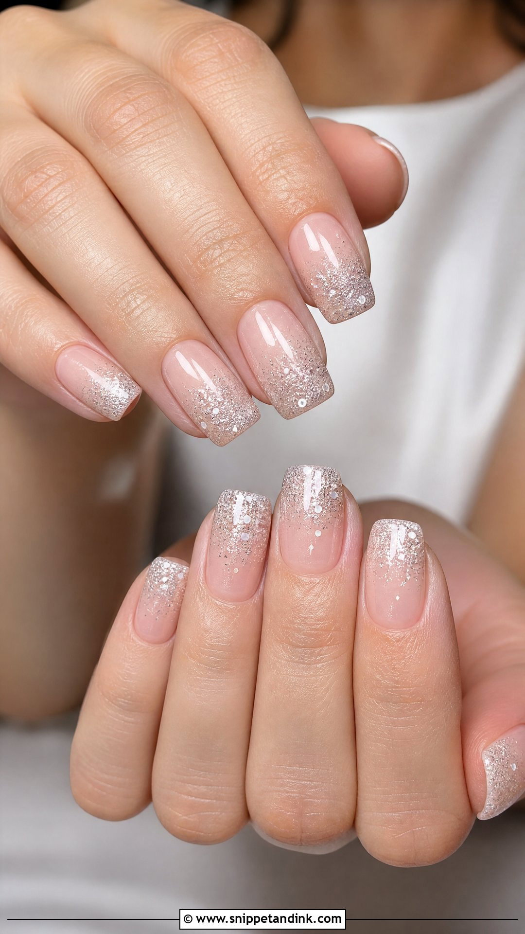 Glitter Ombre Wedding Nails - Snippet and Ink - 20 Ombre Wedding Nails for Bride