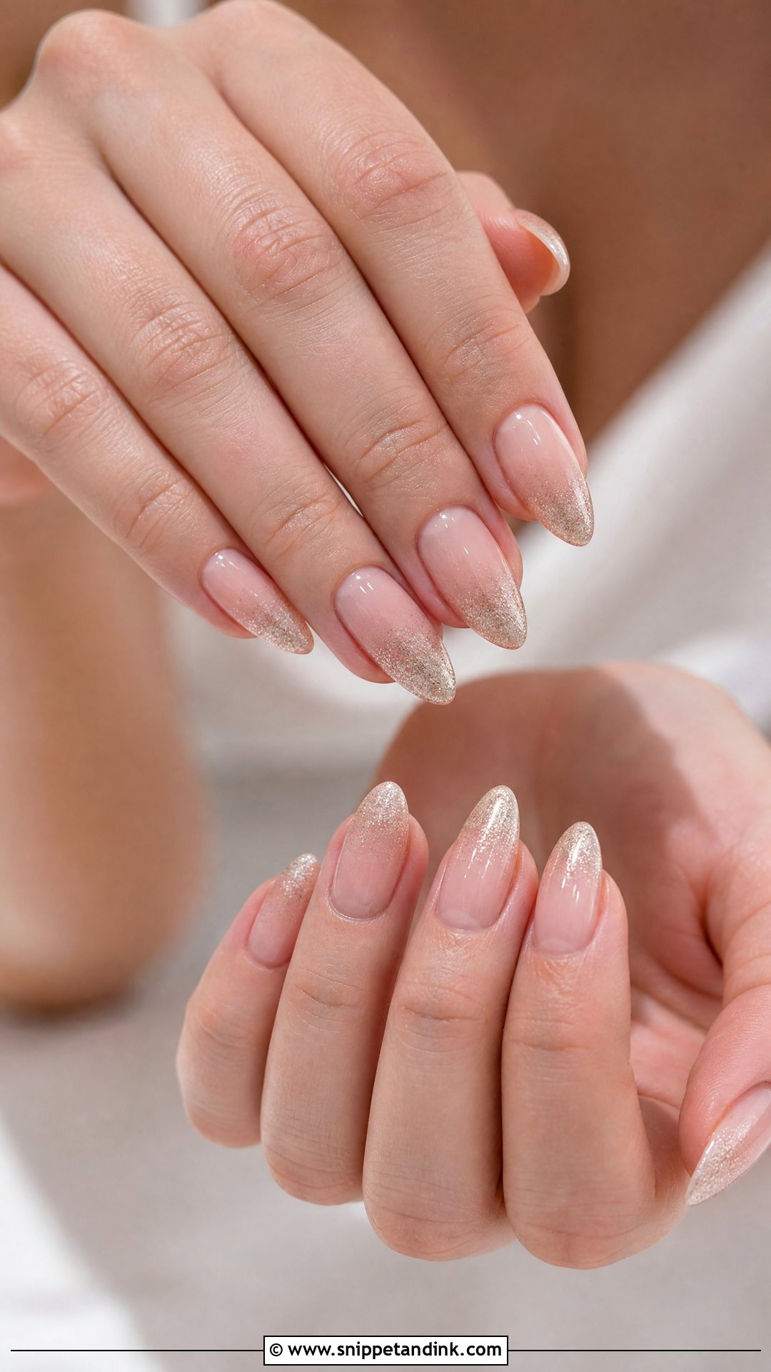 Glitter Ombre Wedding Nails - Snippet and Ink - 25 Cute Wedding Nails