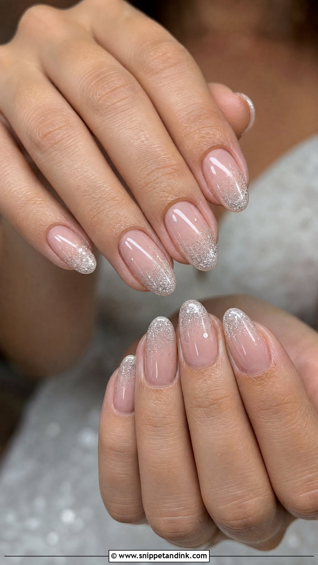 Glitter Ombre Wedding Nails - Snippet and Ink - 25 Ombre Wedding Nails