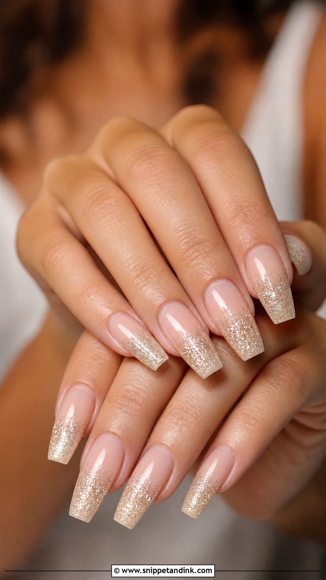 Glitter Ombre Wedding Nails - Snippet and Ink - 25 Wedding Nail Designs for Bride