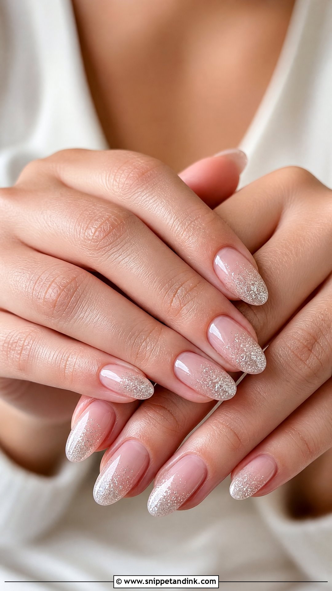 Glitter Ombre Wedding Nails - Snippet and Ink - 30 Wedding Day Nails for Bride