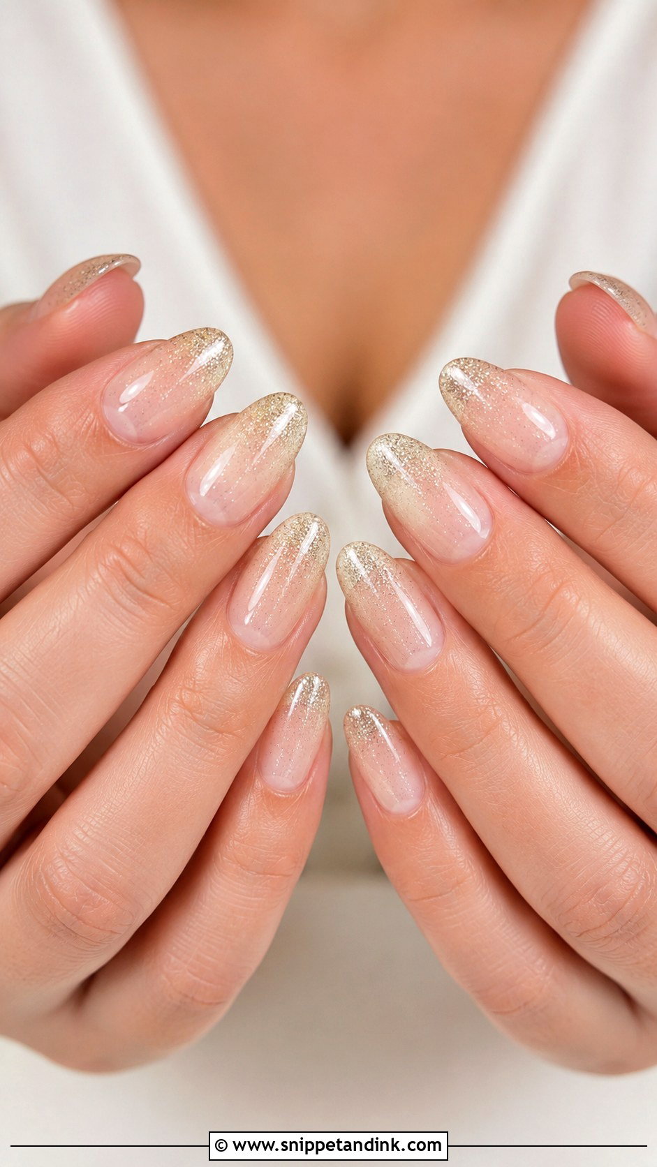 Glitter Ombre Wedding Nails - Snippet and Ink - 20 Nail Idea for Wedding Ideas