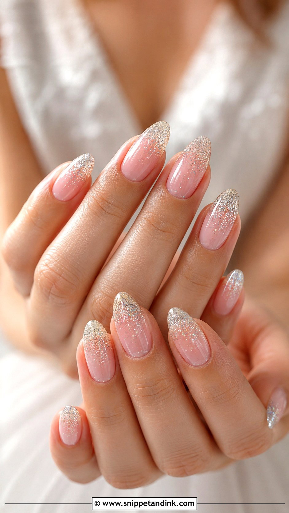 Glitter Ombre Wedding Nails - Snippet and Ink - 20 Ombre Nails for Wedding