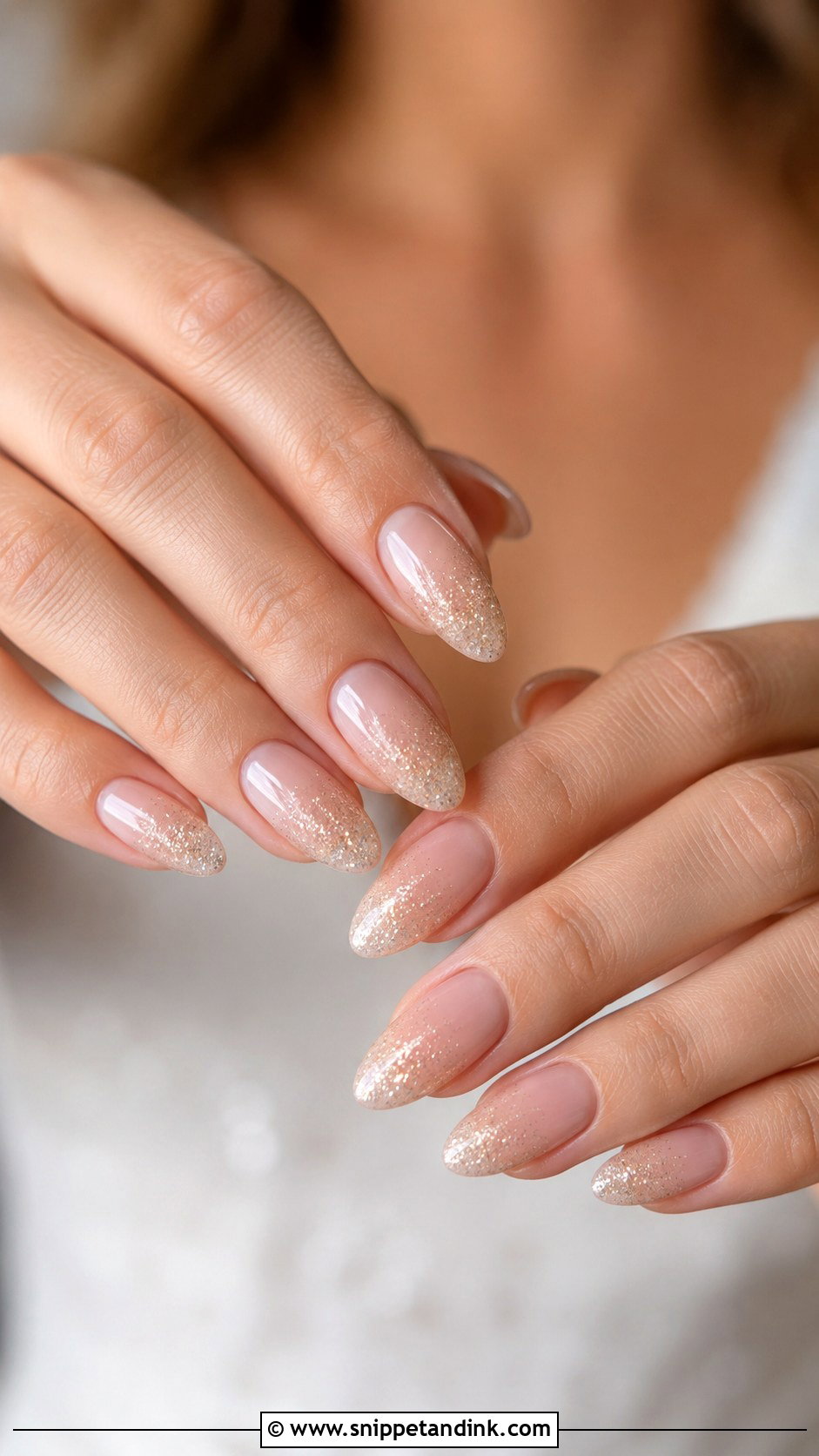 Glitter Ombre Wedding Nails - Snippet and Ink - 20 Classy Wedding Nails for Bride