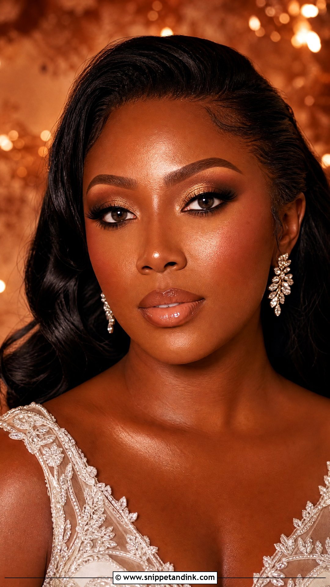 Glitter Wedding Makeup For Brown Skin - Snippet and Ink - 20 Wedding Makeup for Brown Skin Ideas