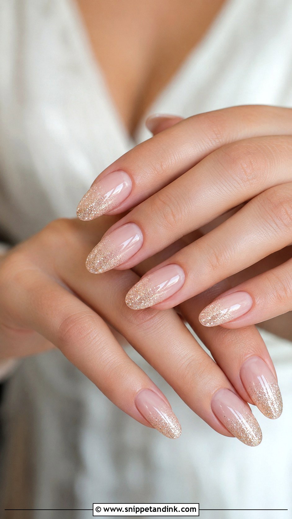 Glitter Wedding Nails - Snippet and Ink - 20 Nail Ideas for a Wedding