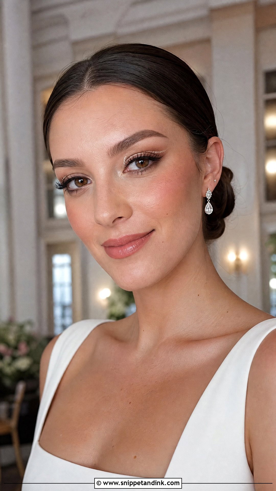 Glitter Wing Wedding Makeup - Snippet and Ink - 20 Wedding Makeup Glitter Ideas