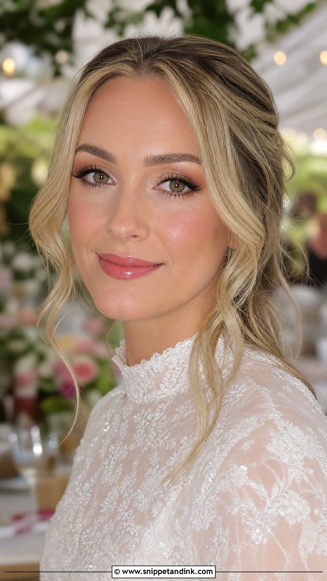 Glossy Bridal Makeup - Snippet and Ink - 25 Bridal Makeup 2025 Ideas