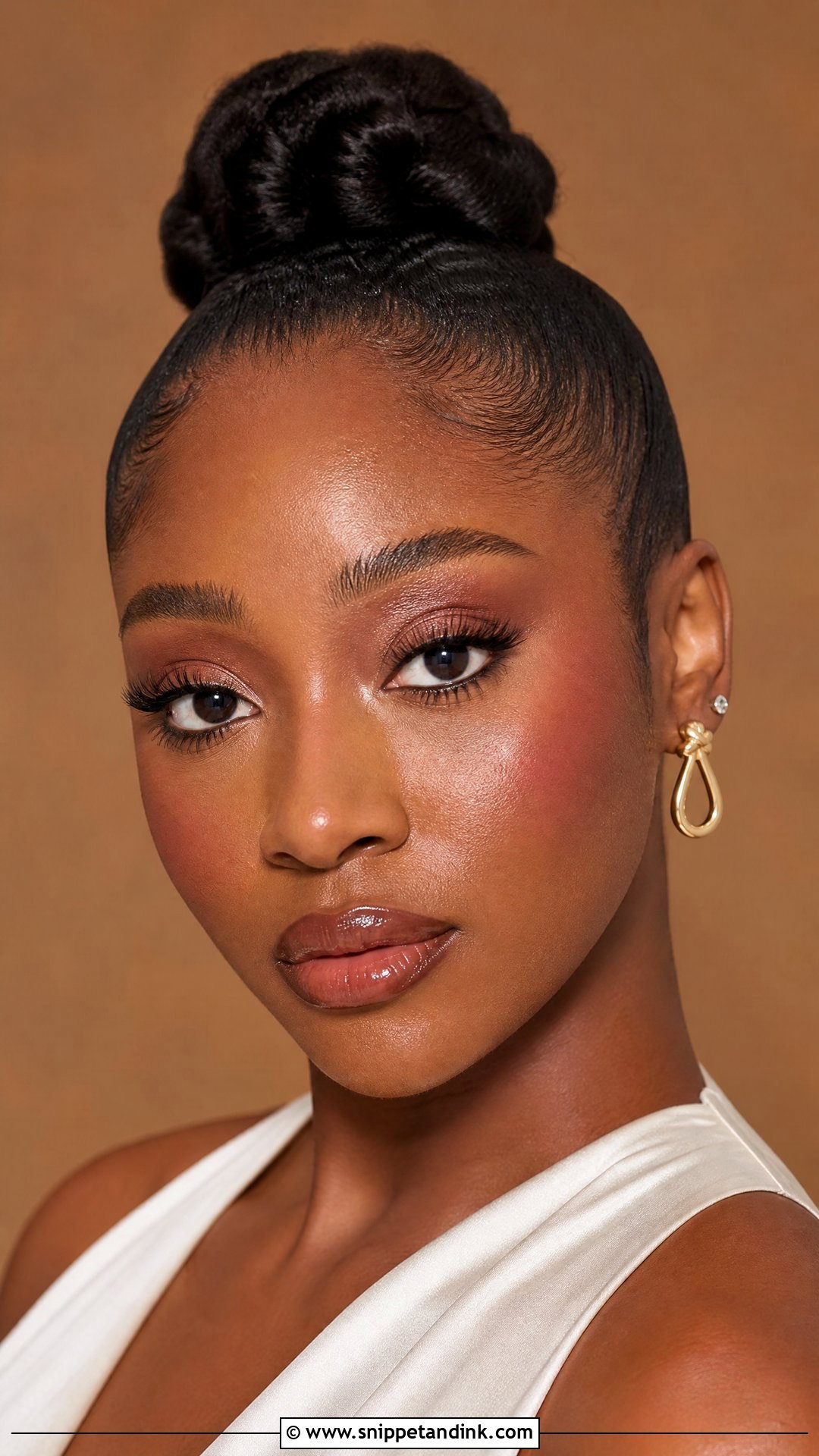 Glossy Lid Wedding Guest Eye Makeup - Snippet and Ink - 20 Wedding Guest Eye Makeup Ideas